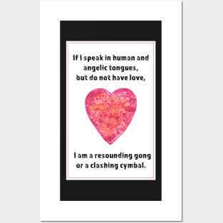 Valentine's Love Quote - Corinthians Posters and Art